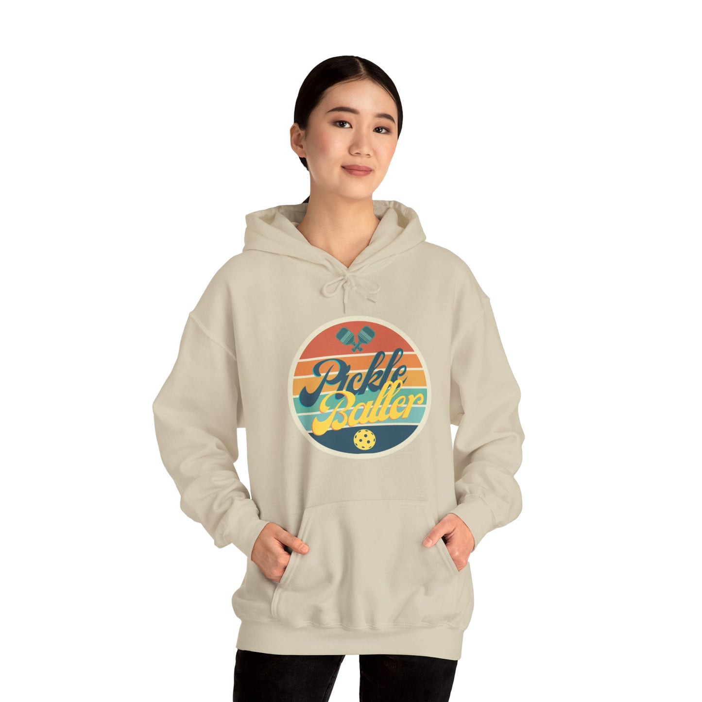 Pickleball Retro Hoodie