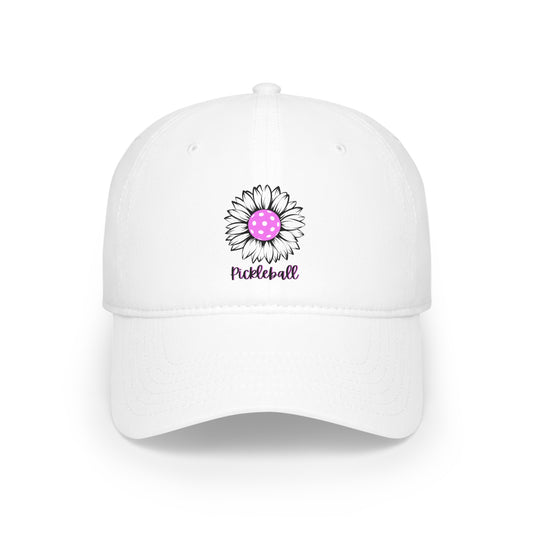 Pickleball Sunflower Low Profile Hat