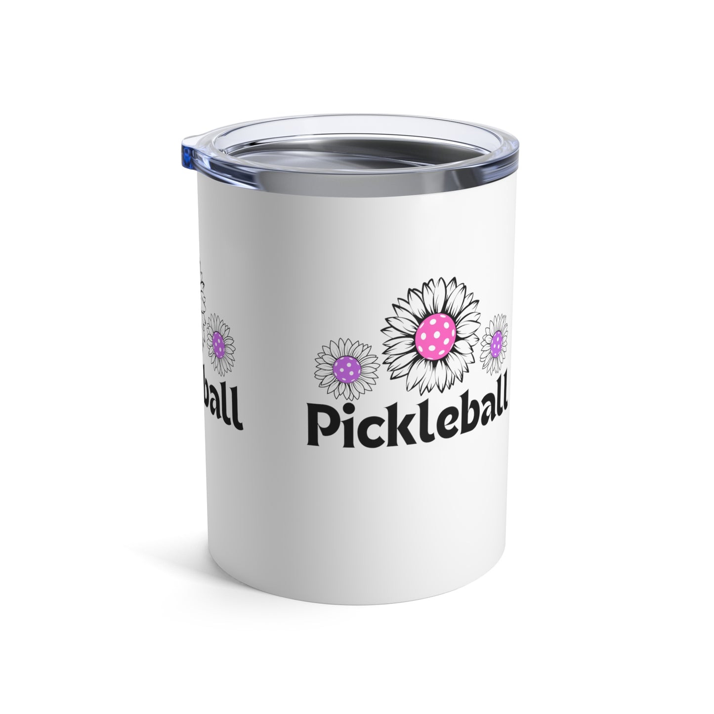 Pickleball 3 Flowers Tumbler