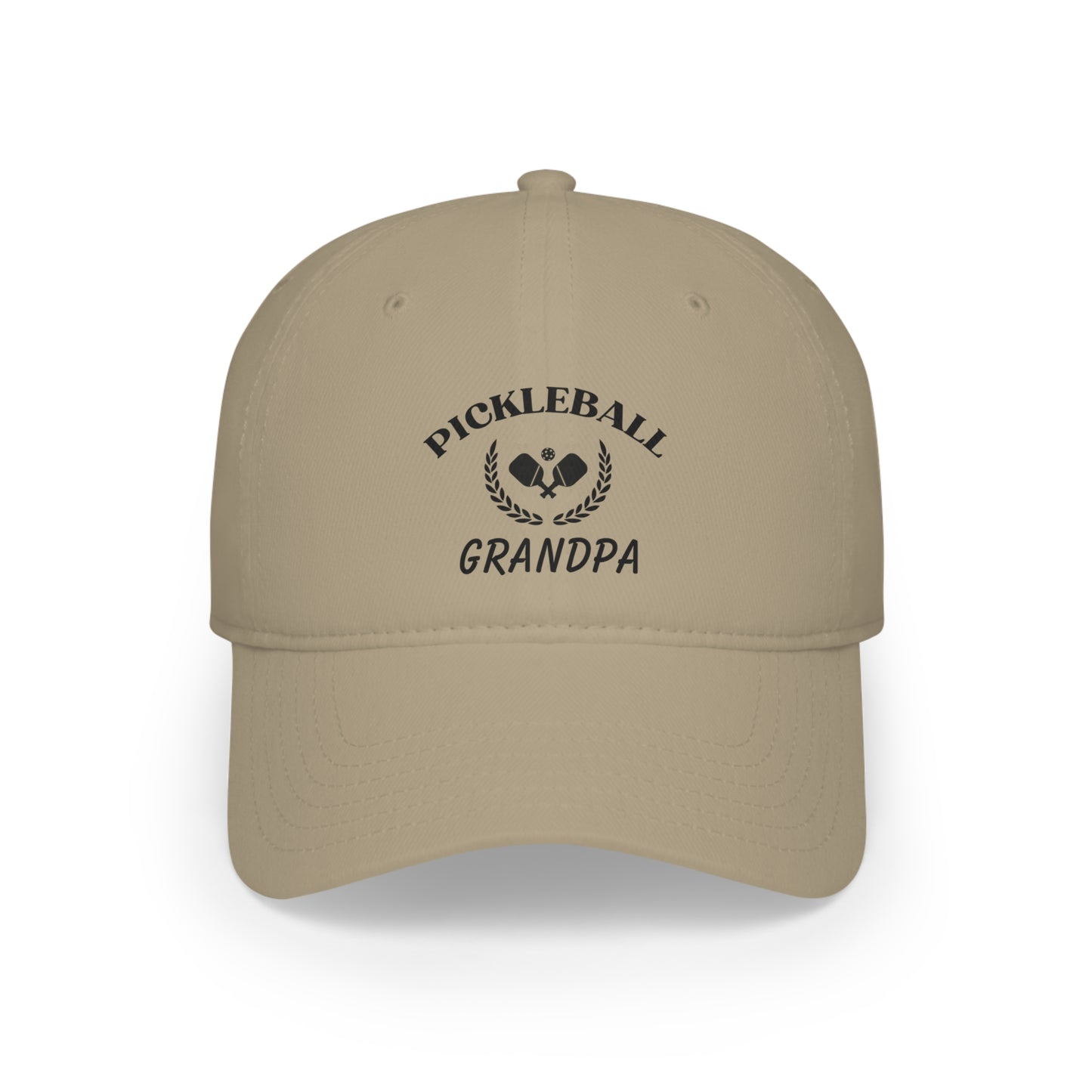 Pickleball Grandpa Crest Low Profile Hat