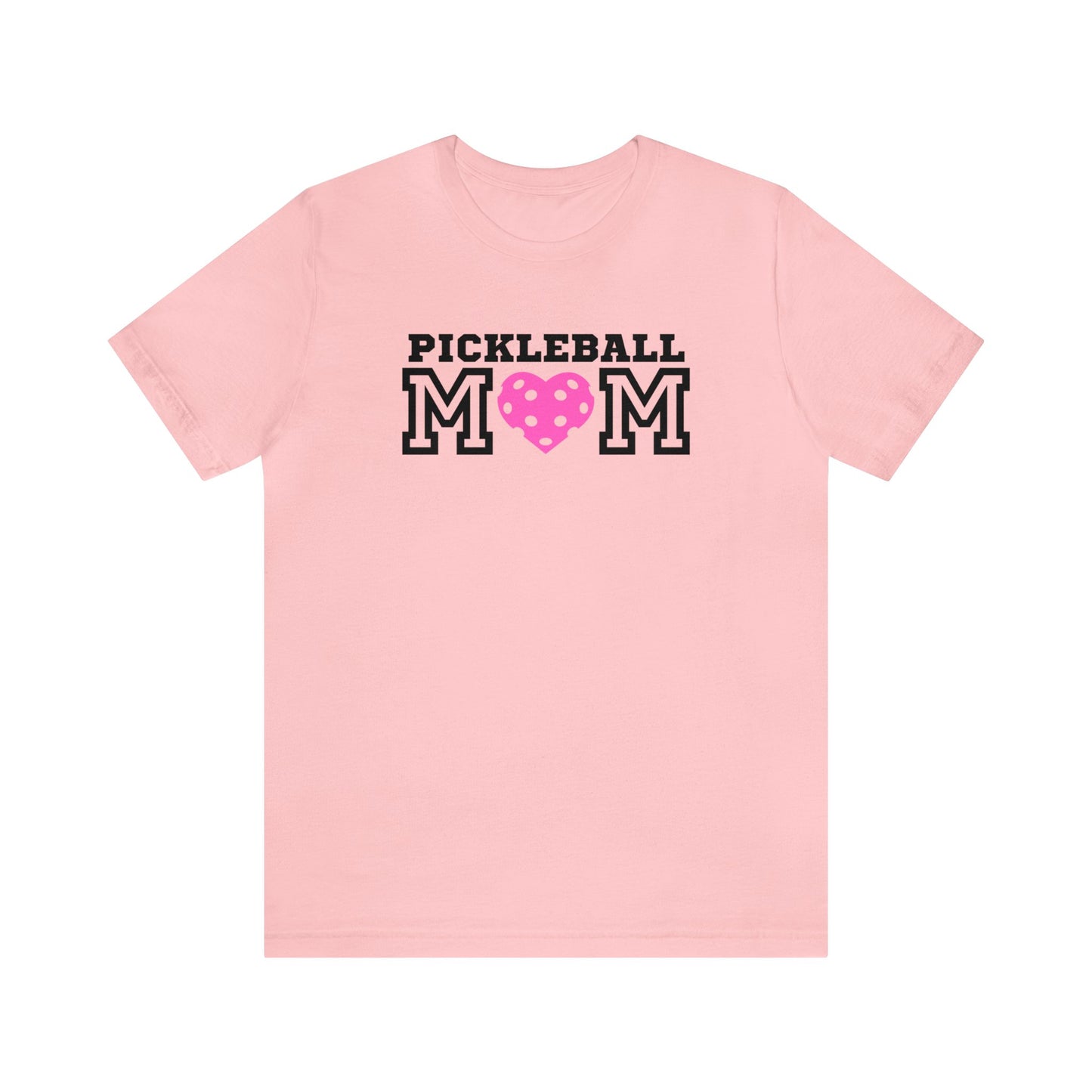 Pickleball Mom Pink Heart T-shirt