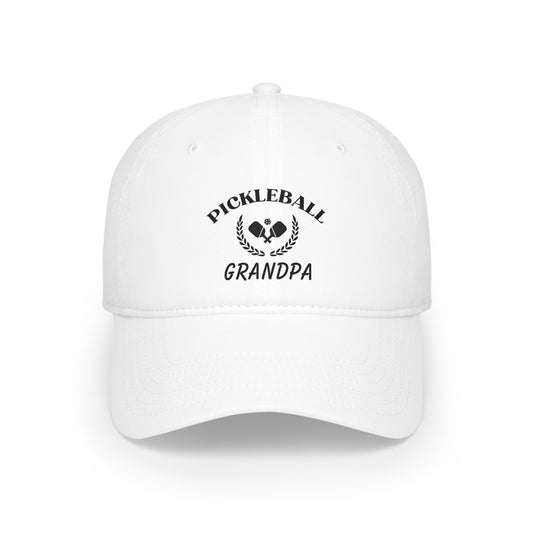Pickleball Grandpa Crest Low Profile Hat
