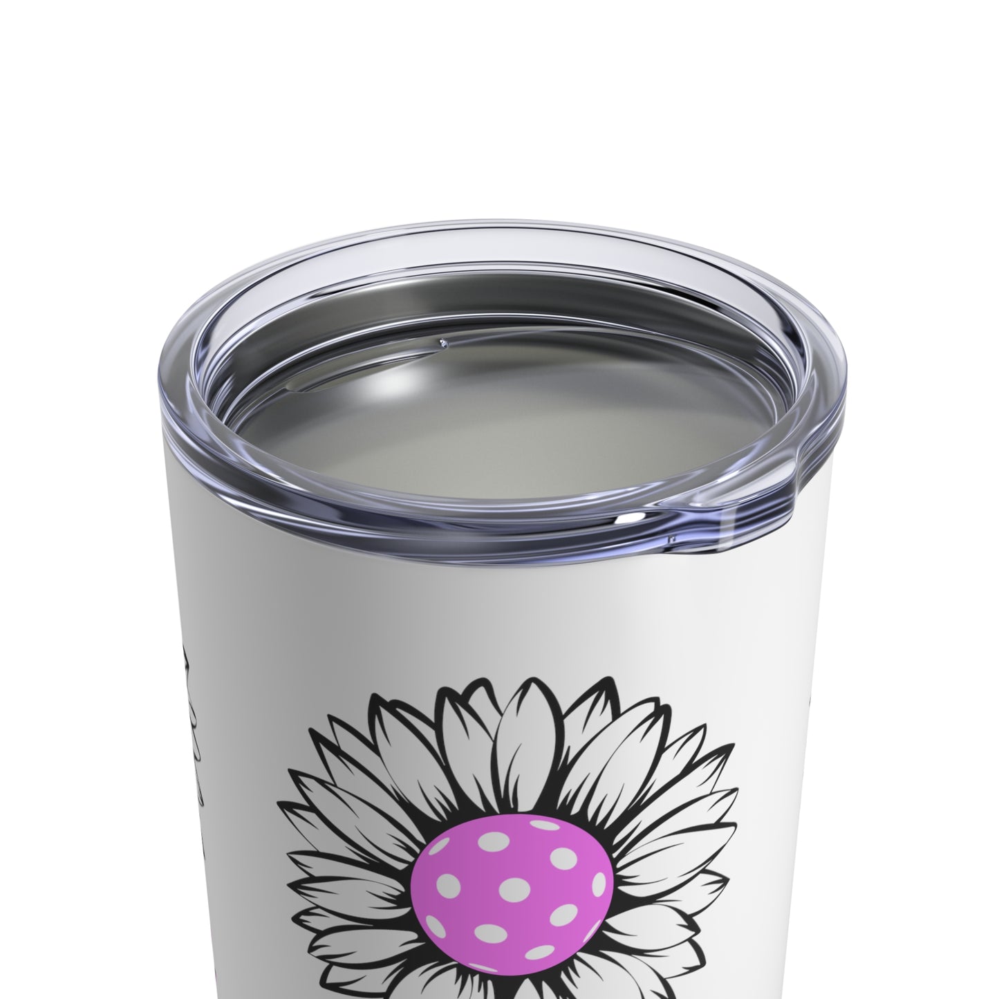 Pickleball Sun Flower Tumbler