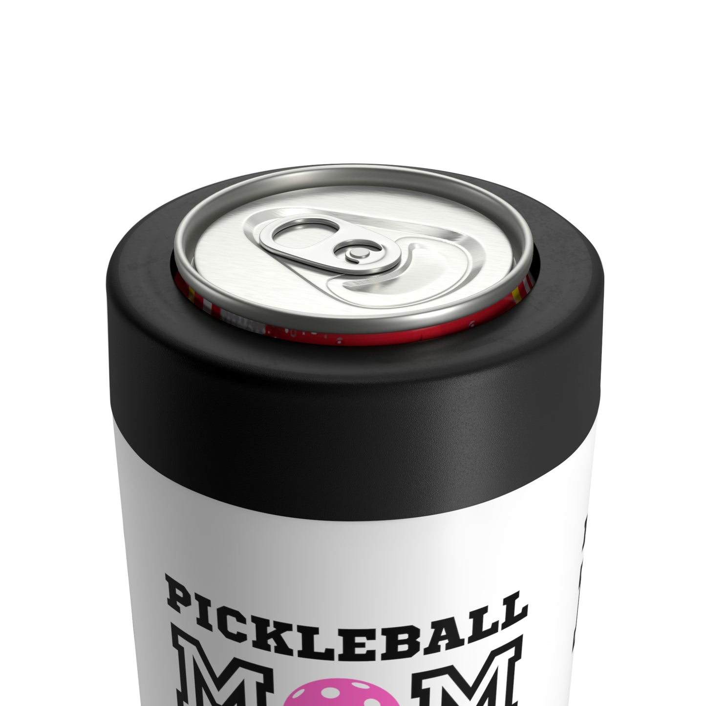 Pickleball Mom Pink Can Holder