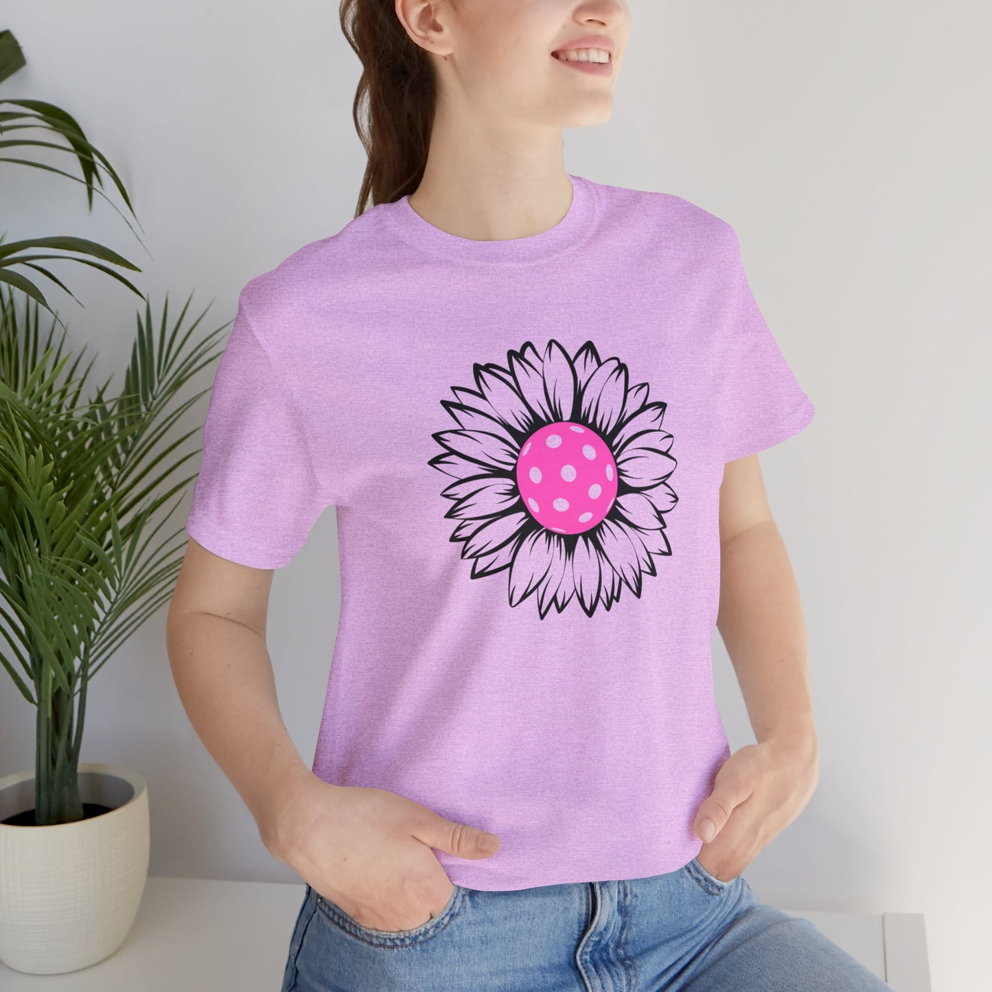 Pickleball Flower Love T-shirt
