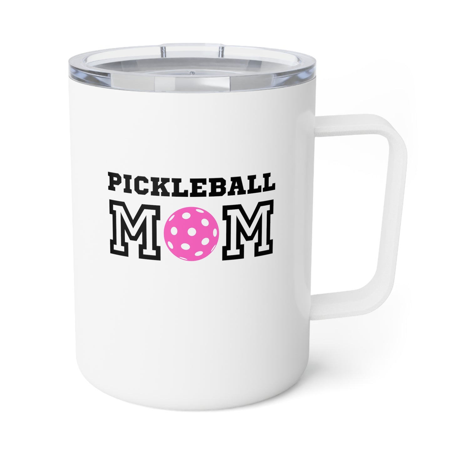 Pickleball Mom Pink Insulated Mug