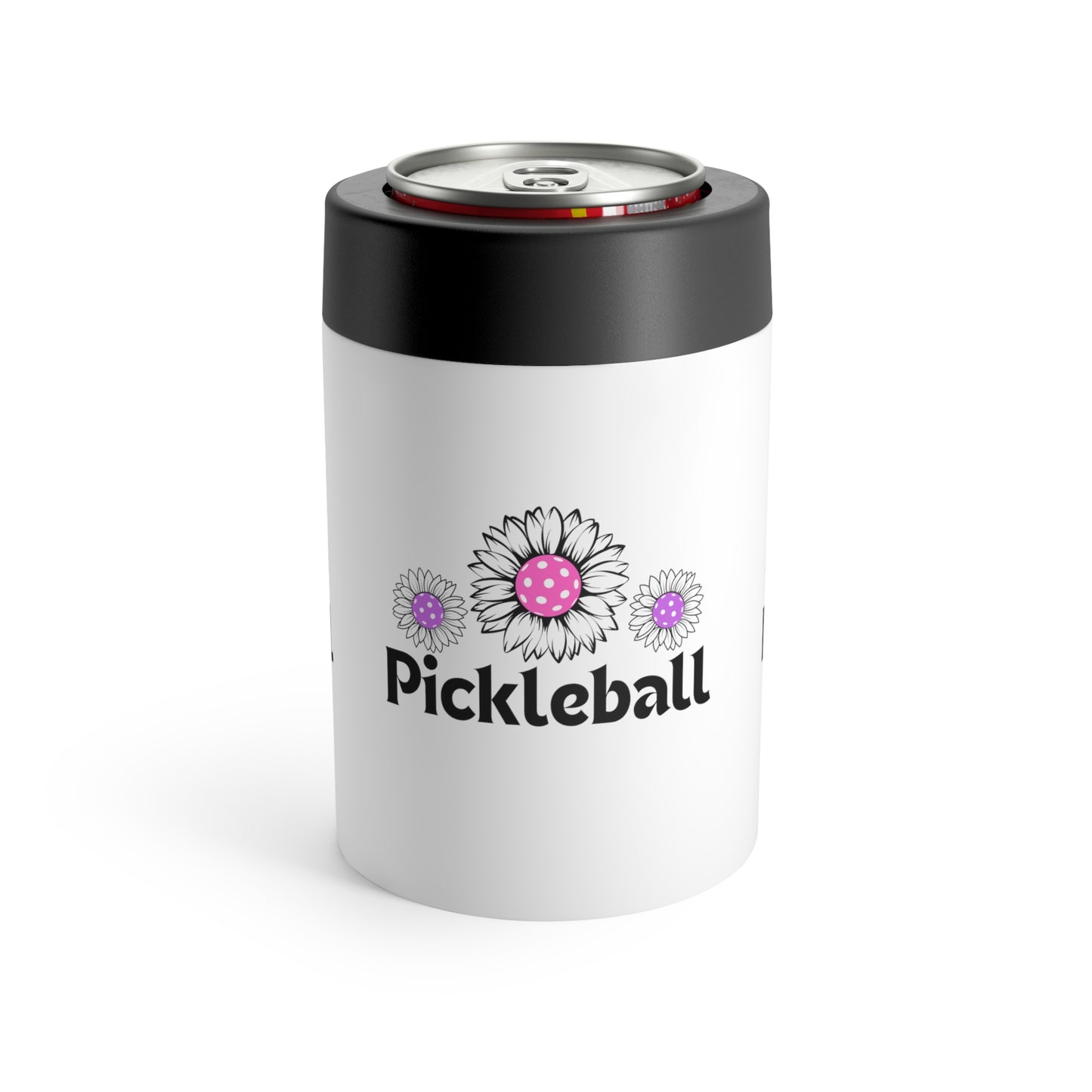 Pickleball 3 Flowers Can Holder