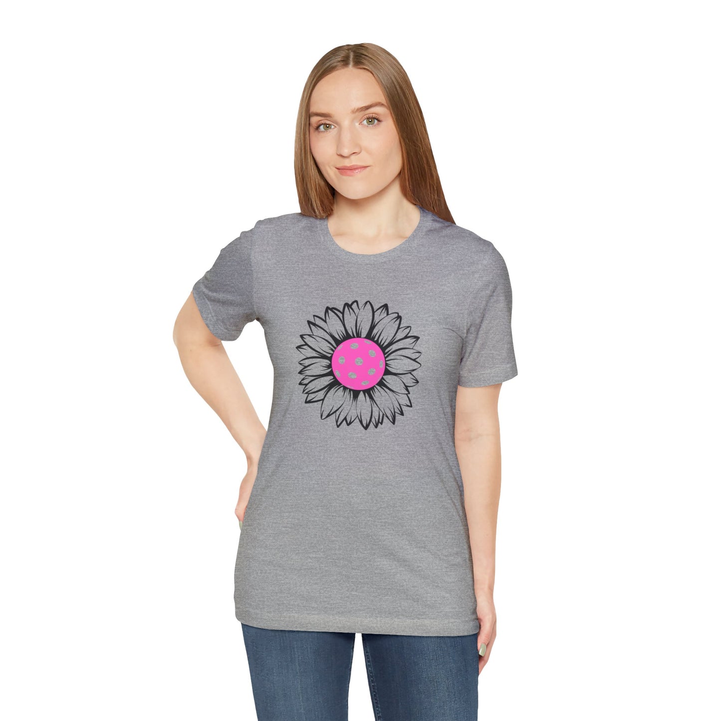 Pickleball Flower Love T-shirt