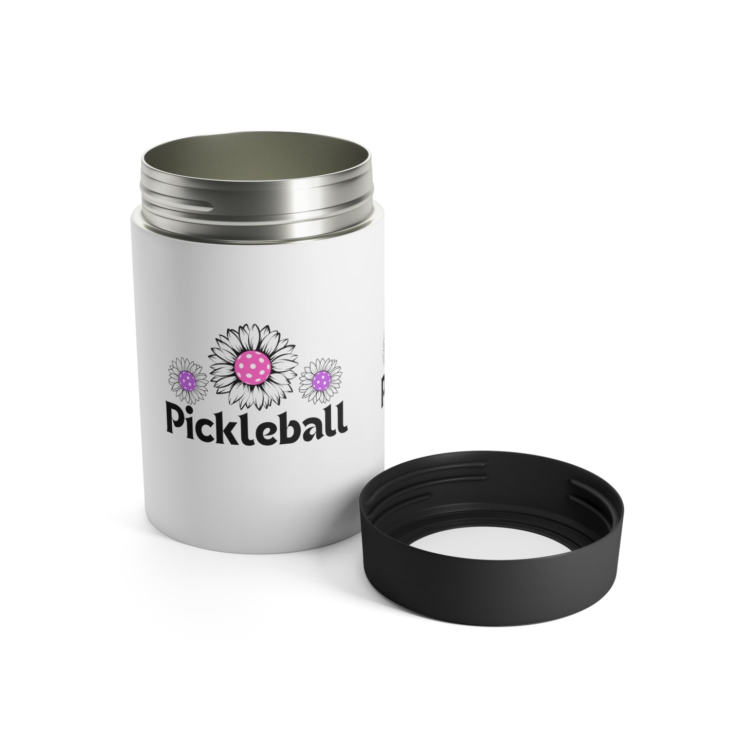 Pickleball 3 Flowers Can Holder