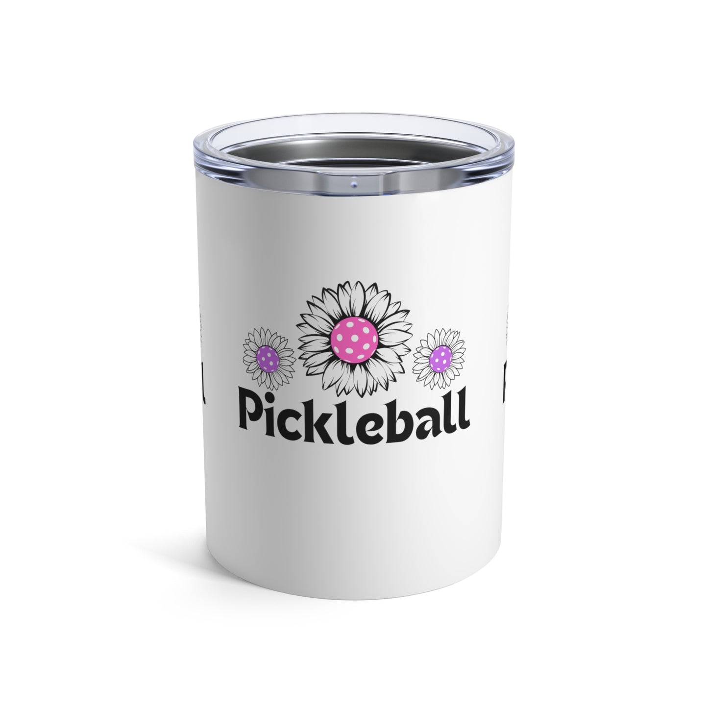 Pickleball 3 Flowers Tumbler