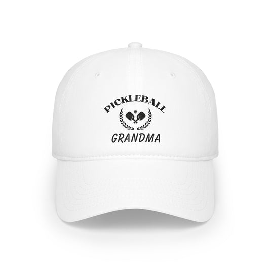Pickleball Grandma Crest Low Profile Hat