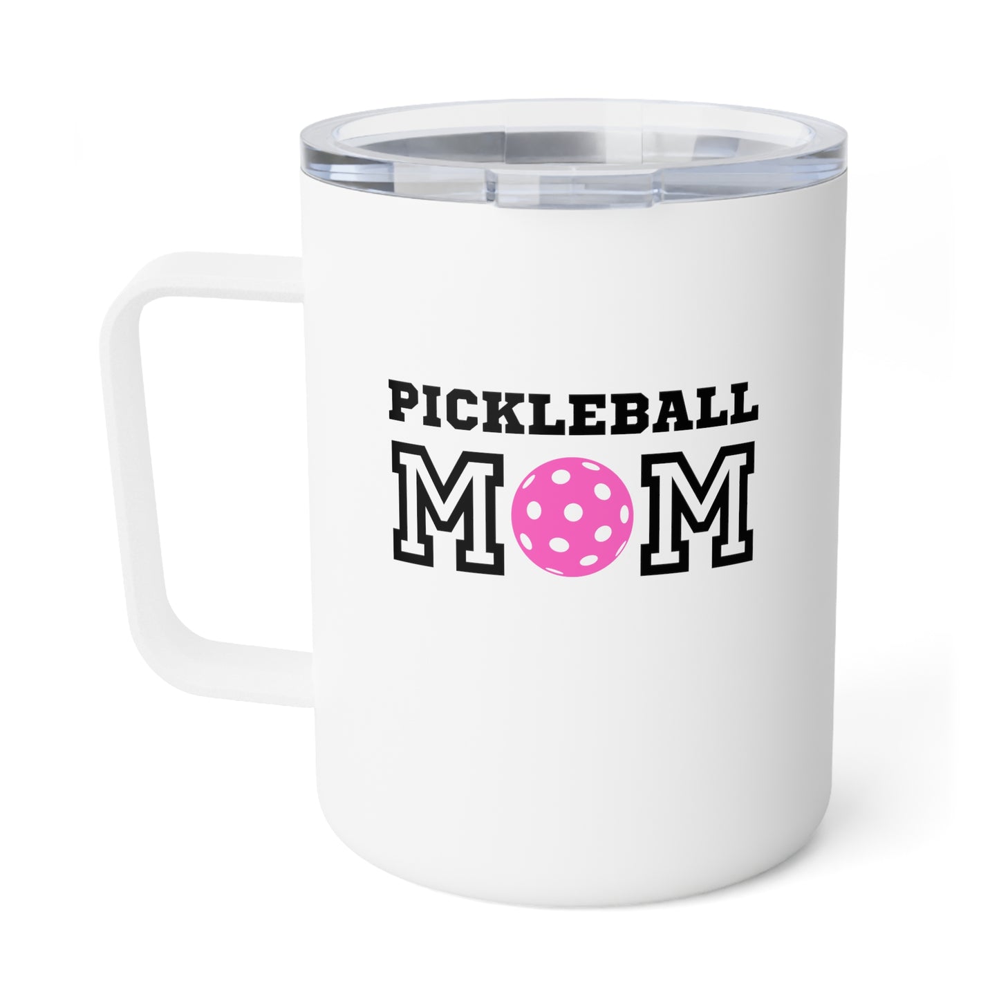 Pickleball Mom Pink Insulated Mug