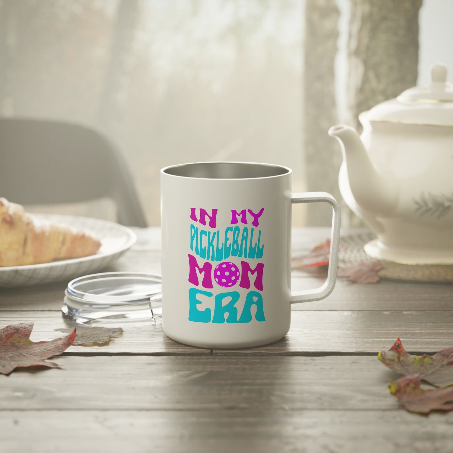 In My Pickleball Mom Era Insulated Mug