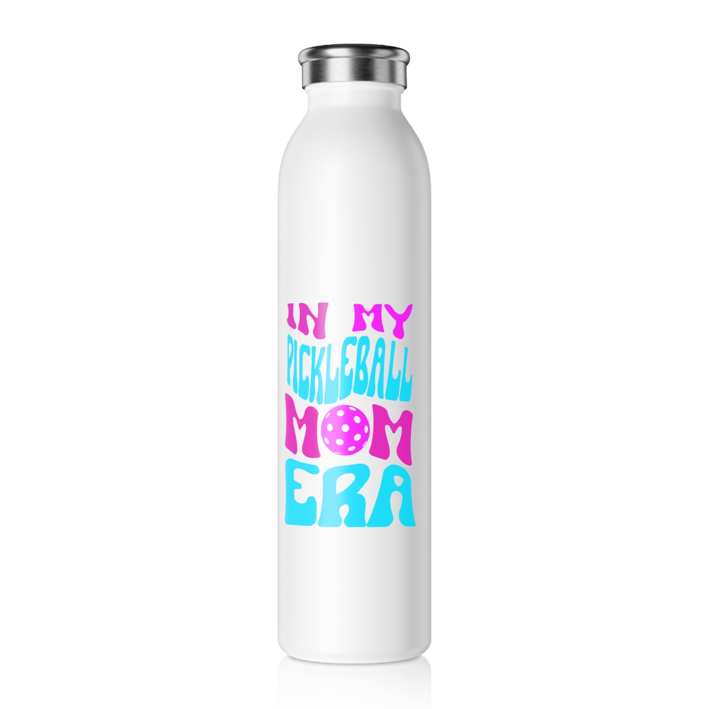 In My Pickleball Mom Era Slim Water Bottle