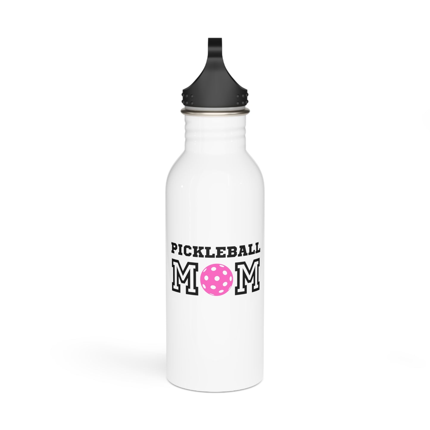 Pickleball Mom Pink Stainless Steel Water Bottle