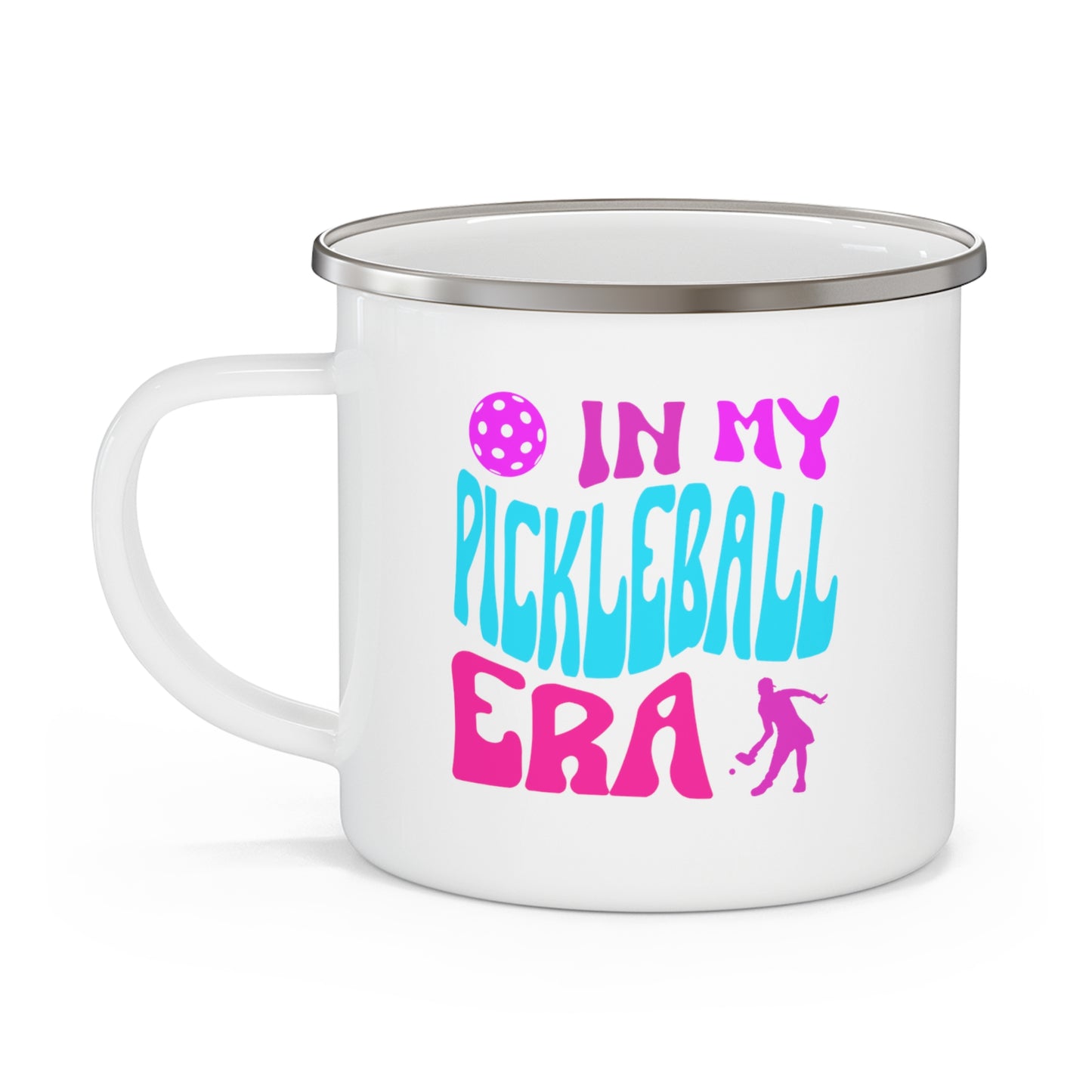 In My Pickleball Era Enamel Camping Mug