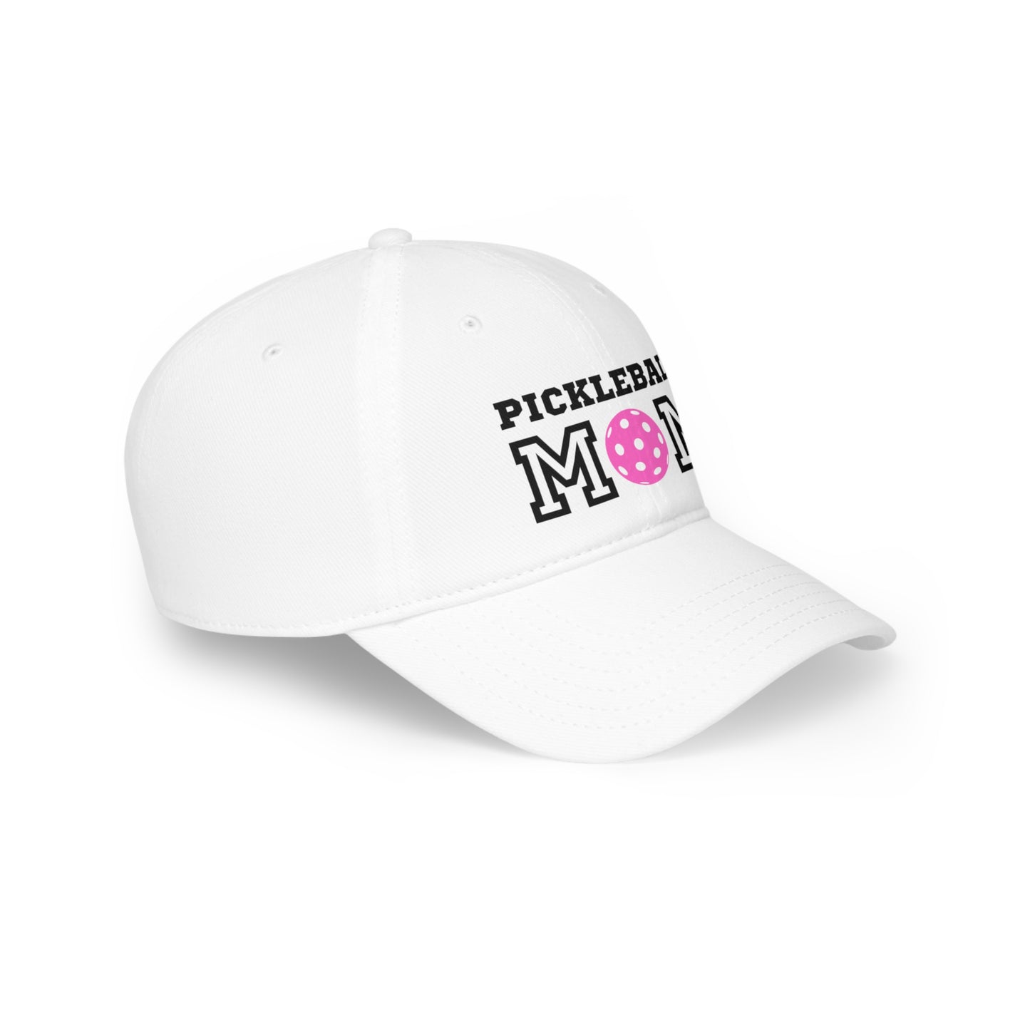 Pickleball Mom Pink Ball Low Profile Hat