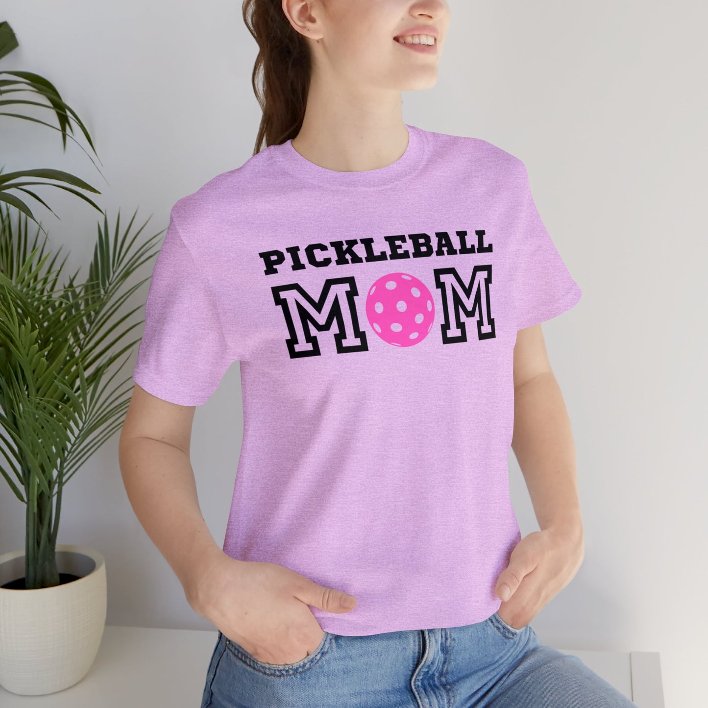 Pickleball Mom Pink T-shirt