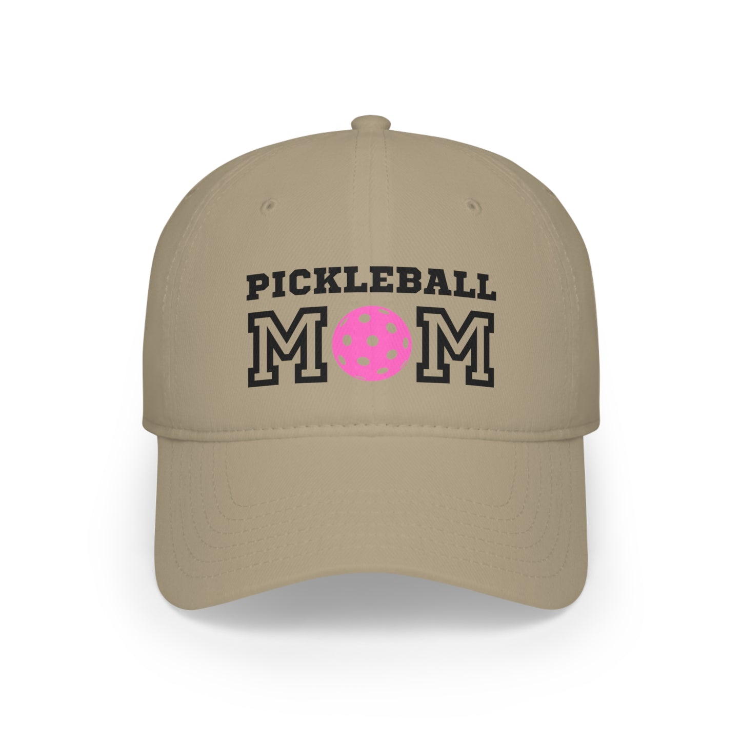 Pickleball Mom Pink Ball Low Profile Hat
