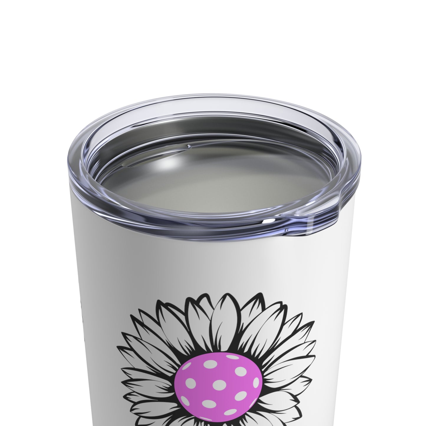 Pickleball Sun Flower Tumbler