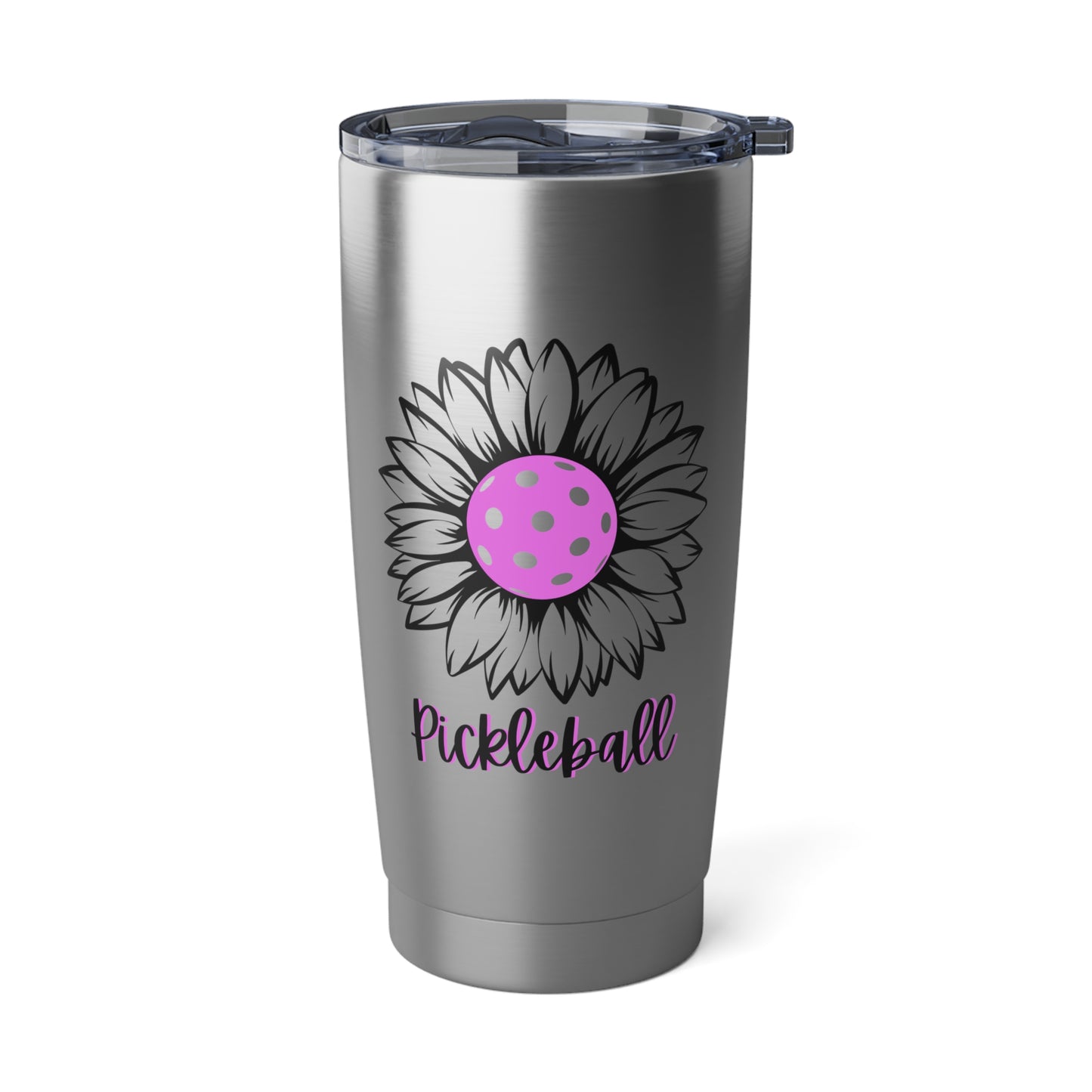 Pickleball Sun Flower Tumbler