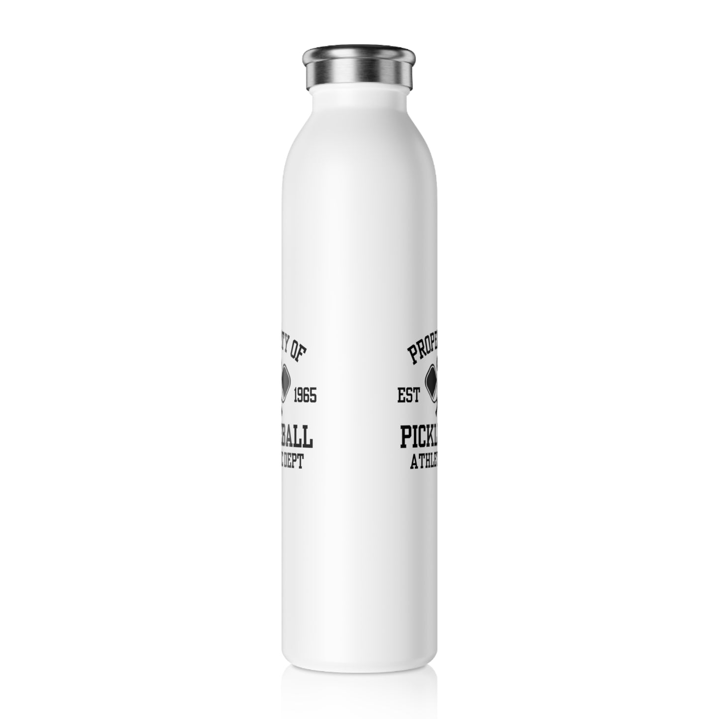 Pickleball Athletic Club Slim Water Bottle