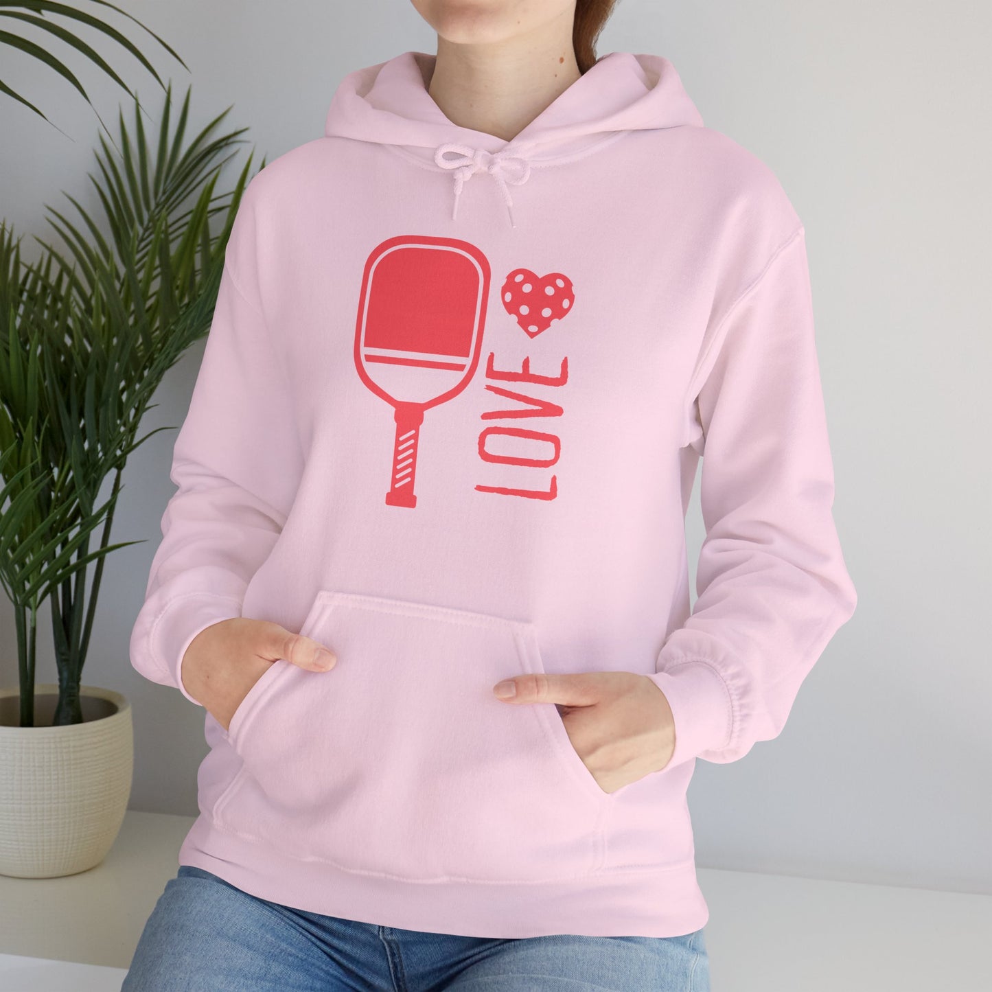 Pickleball Pink Love Hoodie