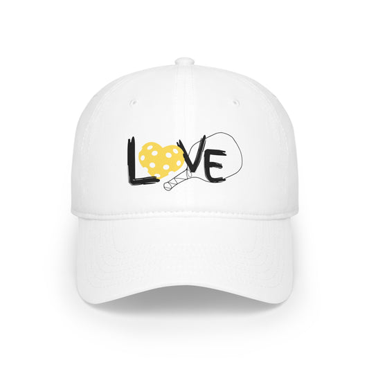 Pickleball Love Low Profile Hat