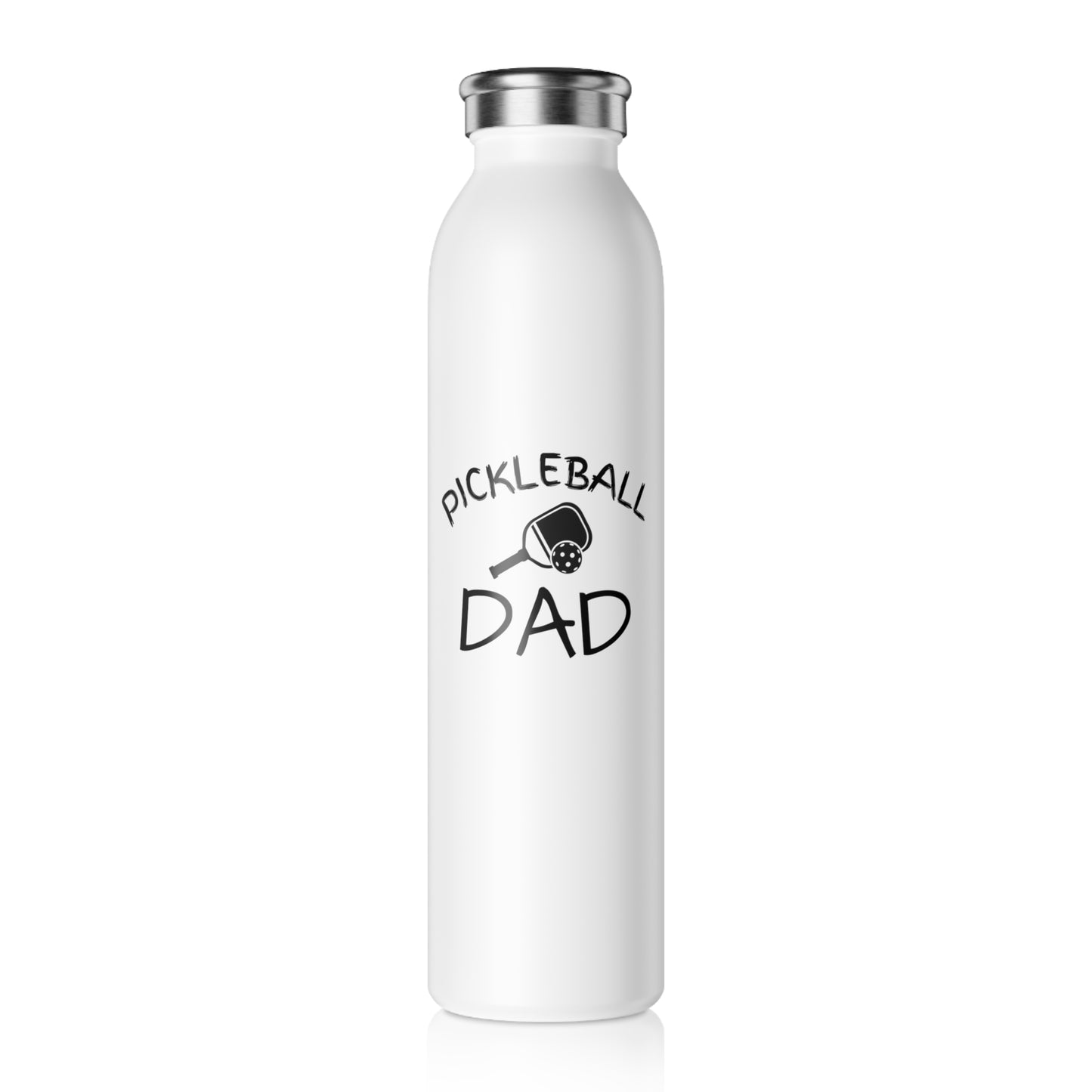 Pickleball Dad Slim Water Bottle