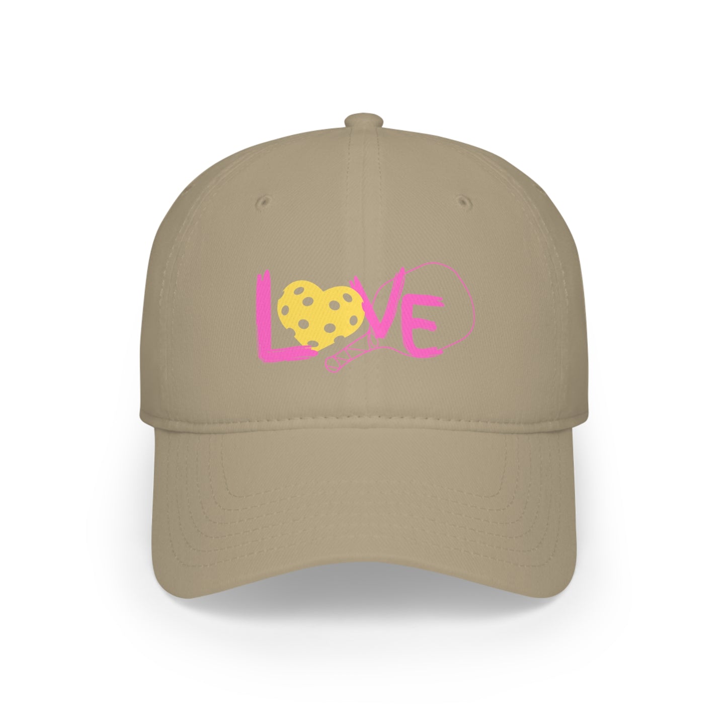Pickleball Pink Love Low Profile Hat