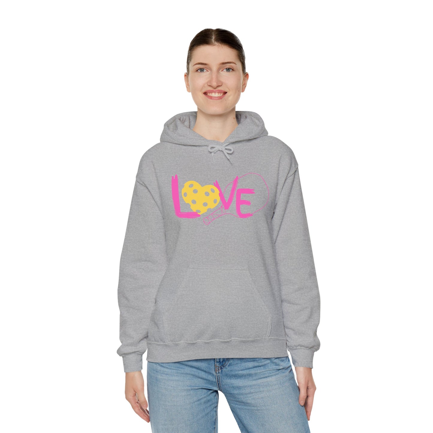 Pickleball Pink Love Hoodie