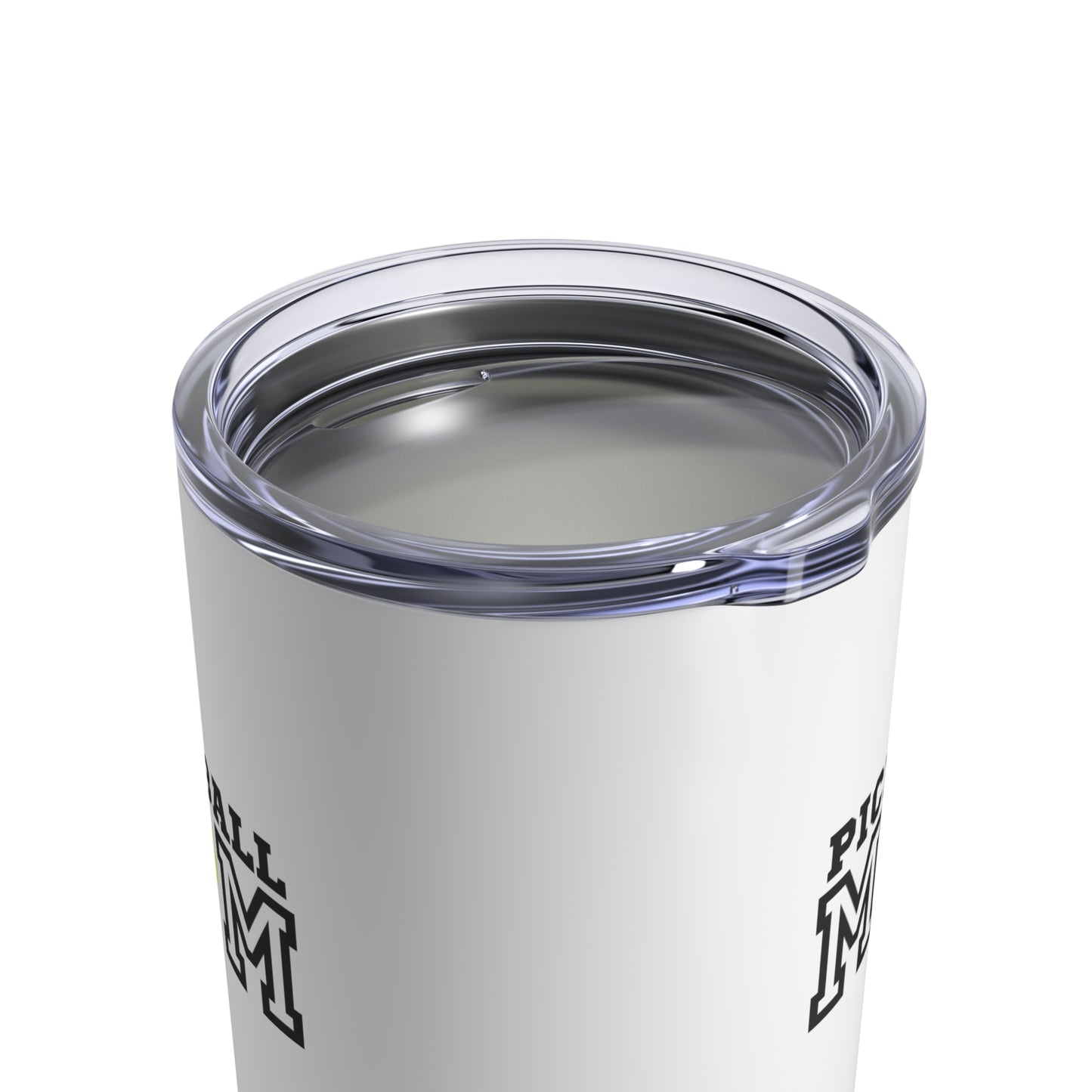 Pickleball Mom Yellow Heart Tumbler