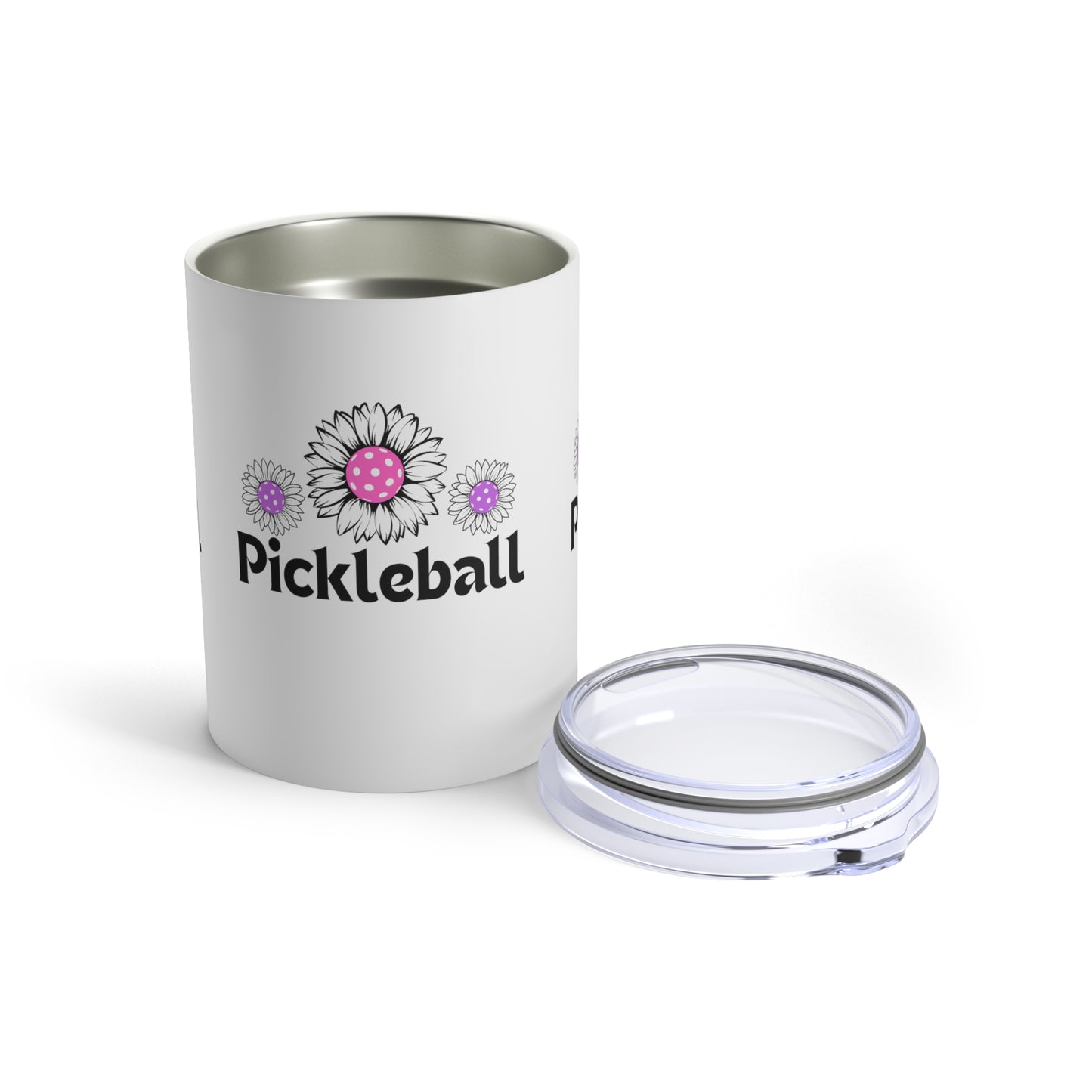 Pickleball 3 Flowers Tumbler
