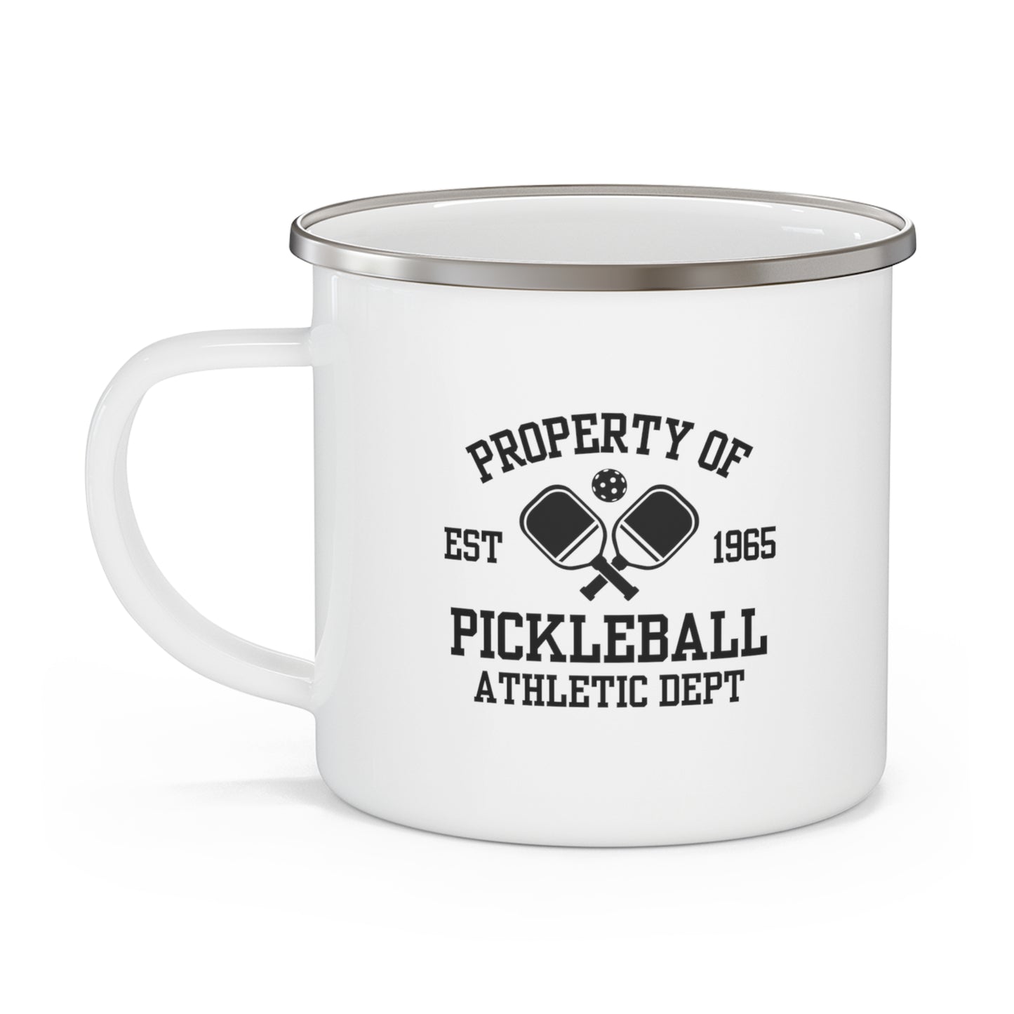 Pickleball Athletic Club Enamel Camping Mug