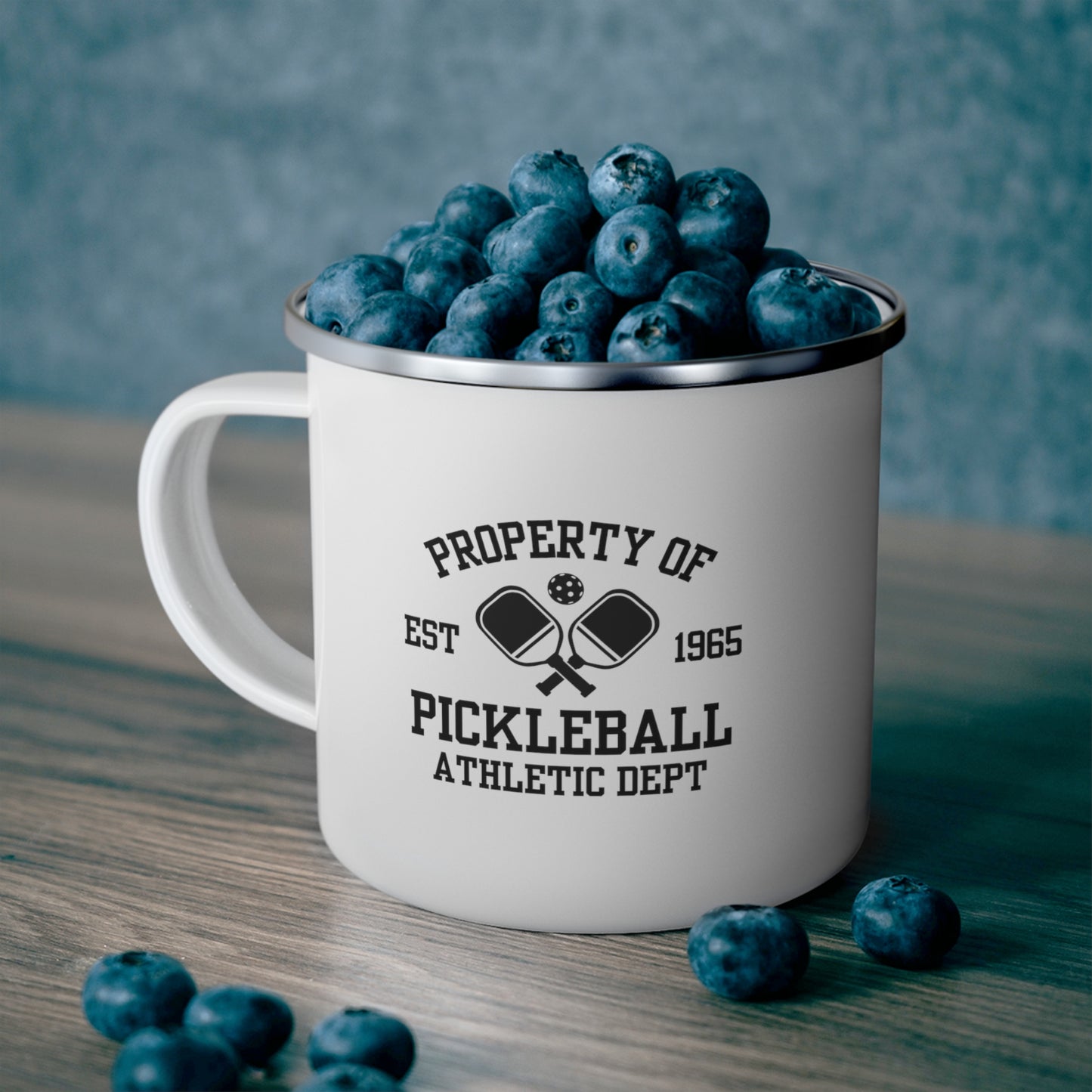 Pickleball Athletic Club Enamel Camping Mug