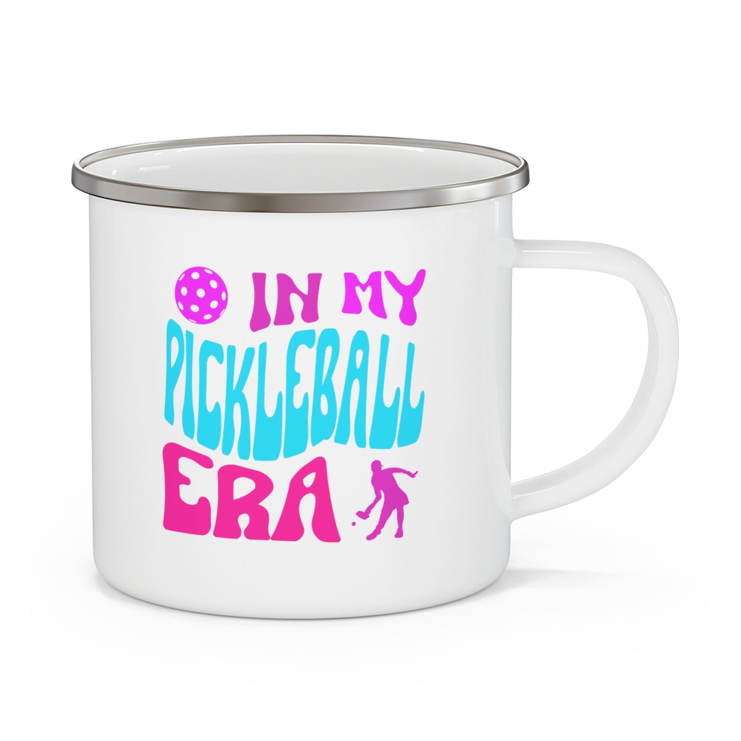 In My Pickleball Era Enamel Camping Mug