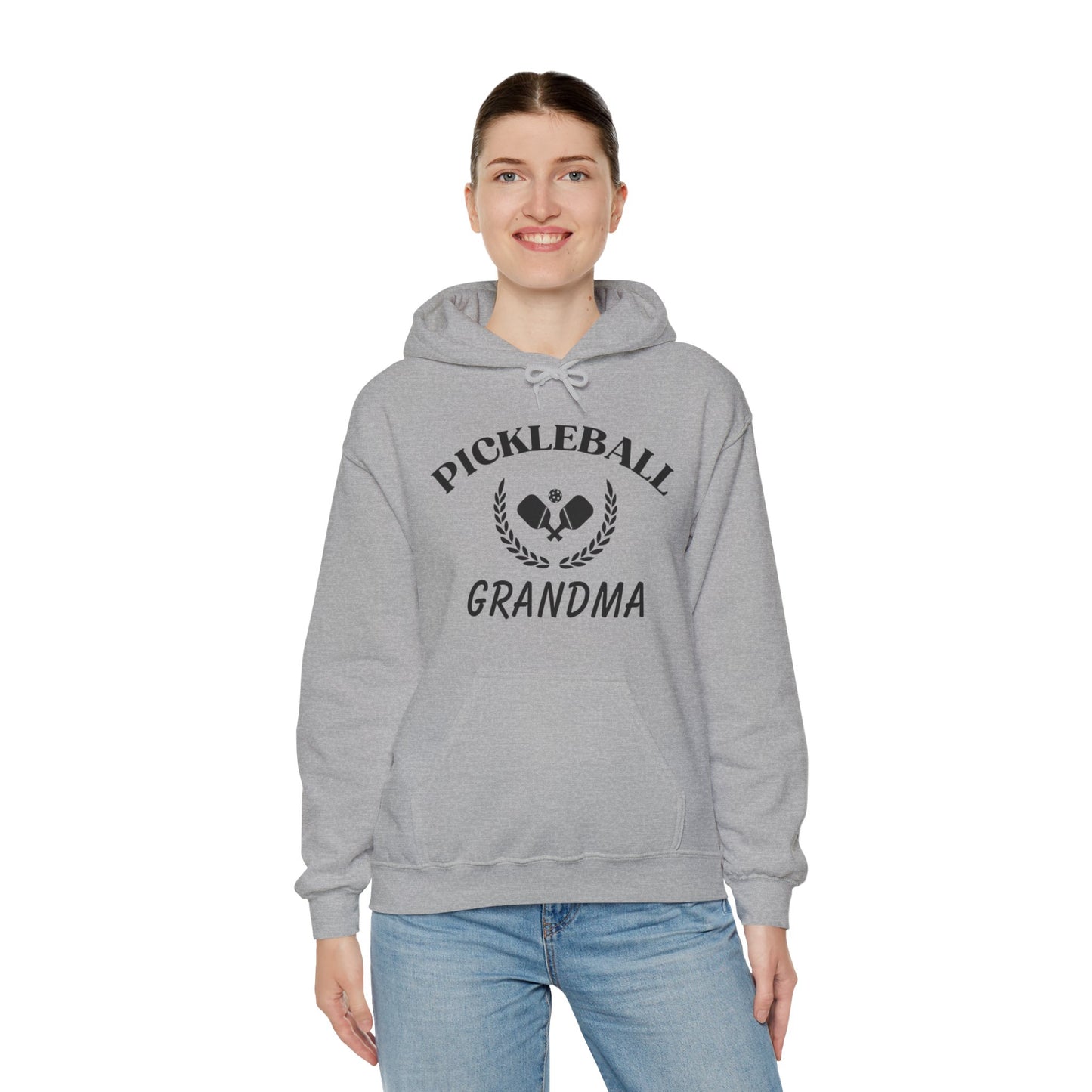 Pickleball Grandma Crest Hoodie