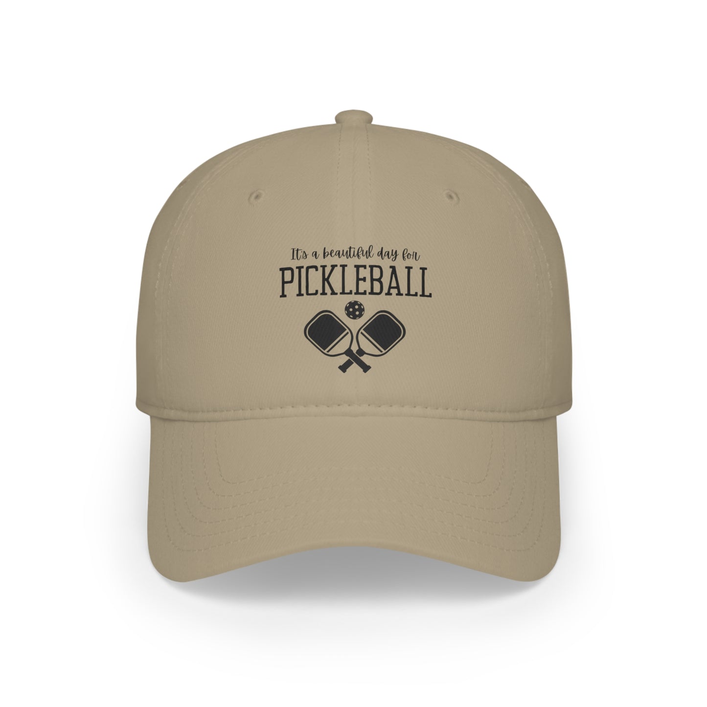 Pickleball Beautiful Day Low Profile Hat