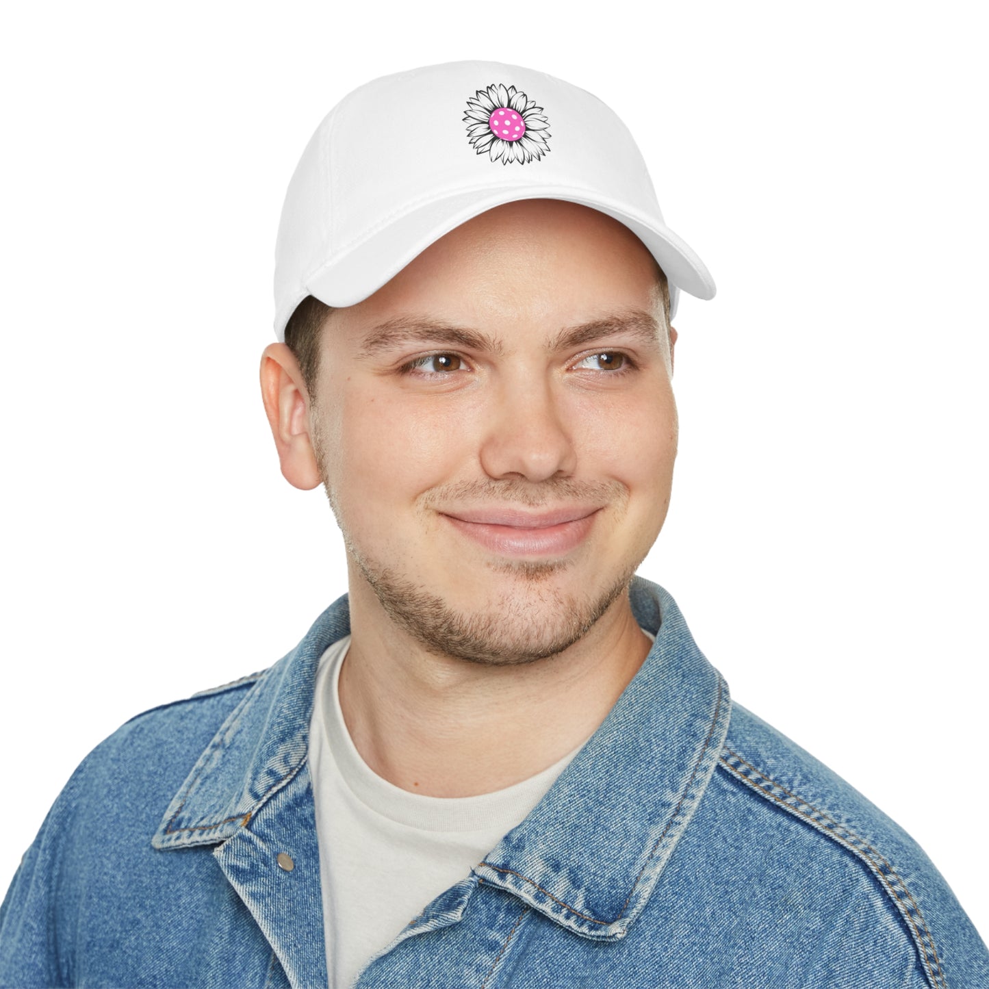 Pickleball Flower Low Profile Hat