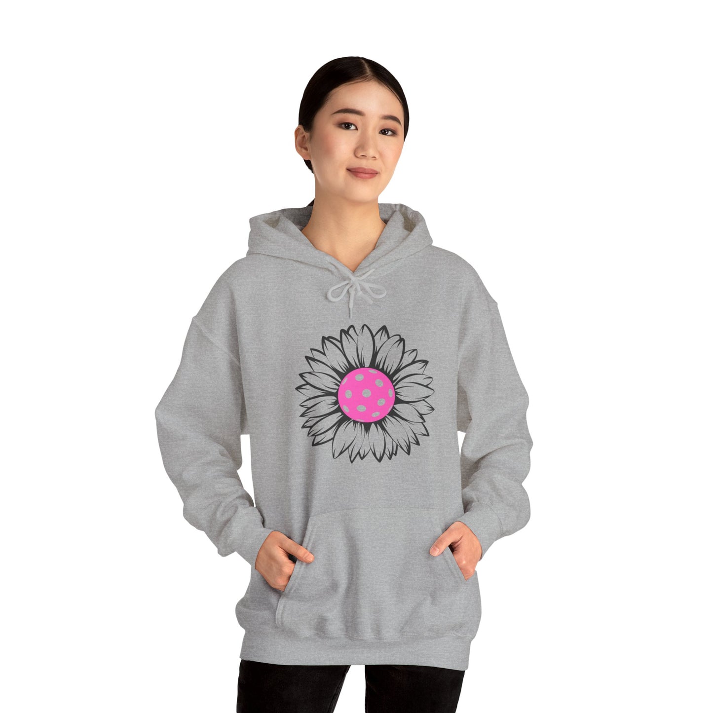 Pickleball Flower Hoodie