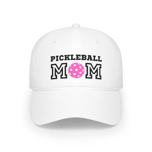 Pickleball Mom Pink Ball Low Profile Hat