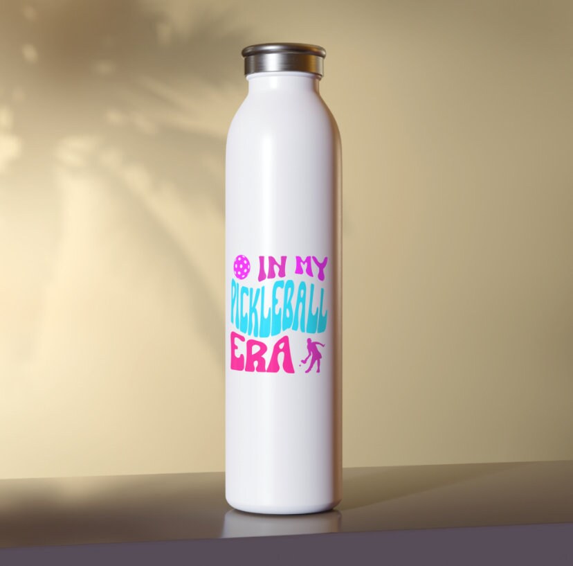 In My Pickleball Era Slim Water Bottle