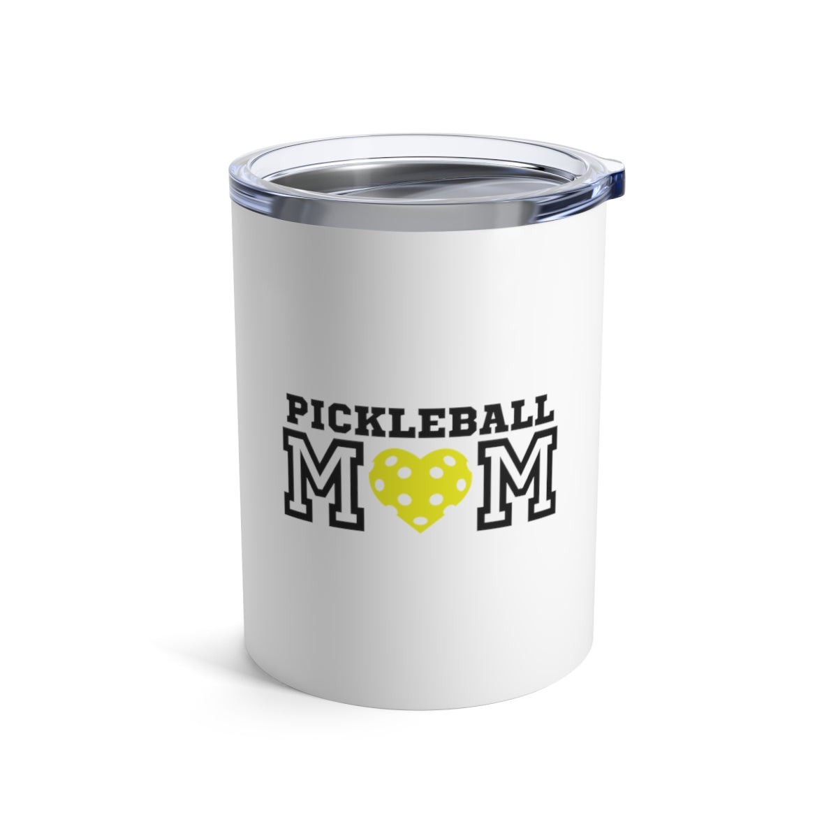 Pickleball Mom Yellow Heart Tumbler