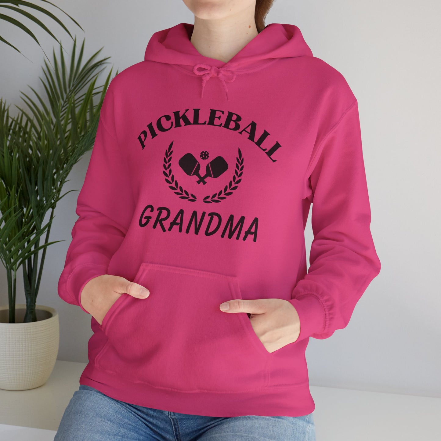 Pickleball Grandma Crest Hoodie