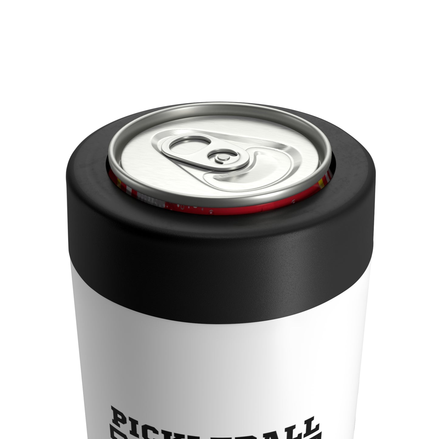 Pickleball Mom Yellow Heart Can Holder