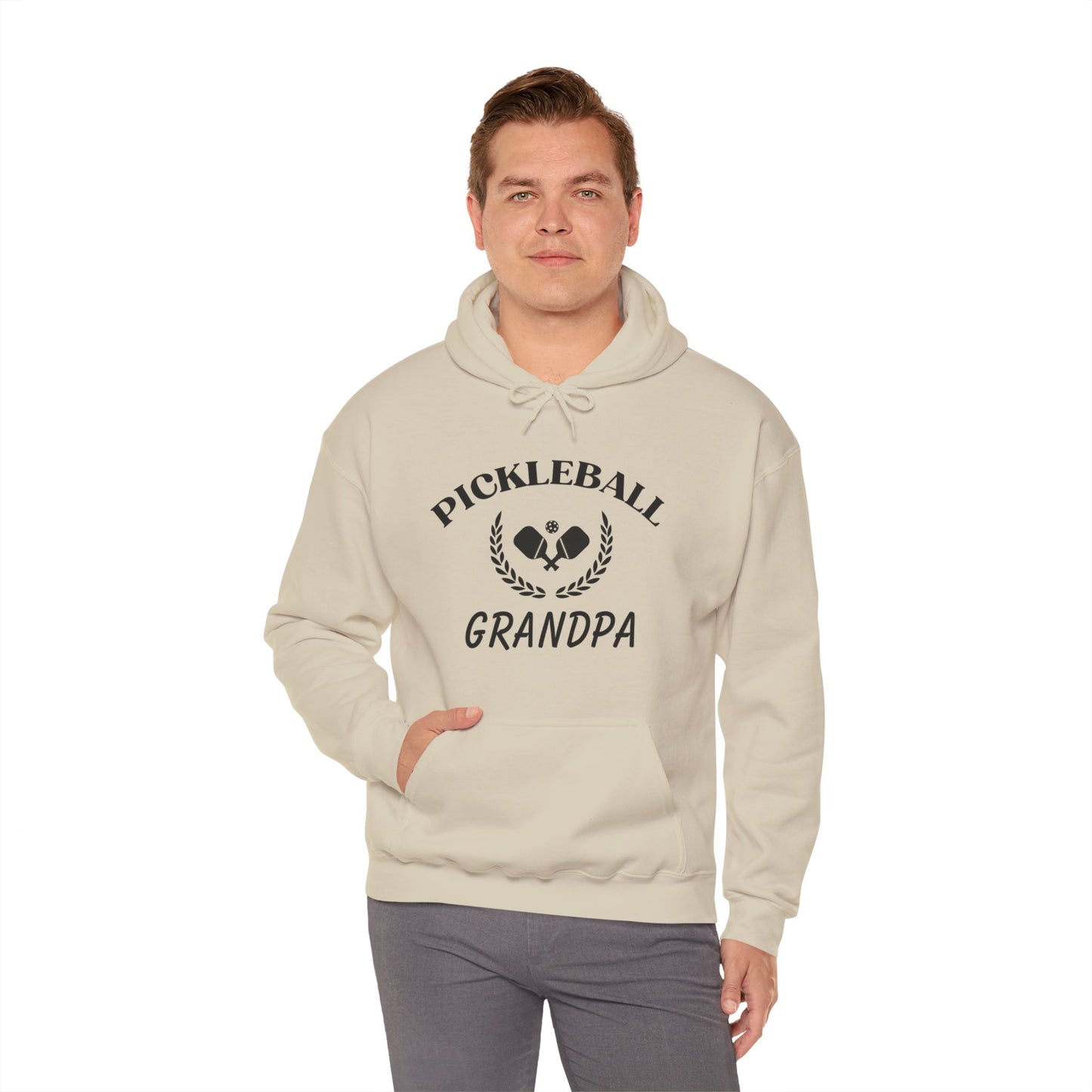 Pickleball Grandpa Crest Hoodie